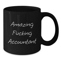 Load image into Gallery viewer, Accountant Keepsake Black Coffee Mug for Him Birthday Gift - Additional