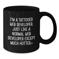 Load image into Gallery viewer, Funny Web Developer Gifts for Men, Women, Coworkers, and Family - Black Coffee Mug for Graduation Unique Gifts from Friends - Additional