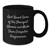Load image into Gallery viewer, Funny Inspirational Computer Programmer Graduation Gift Ideas for Him or Her Black Coffee Mug from Friends Family - Additional