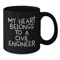 Load image into Gallery viewer, Funny Civil Engineer Gifts from Friends for Men Unique Black Coffee Mugs Christmas Unique Gifts - Additional