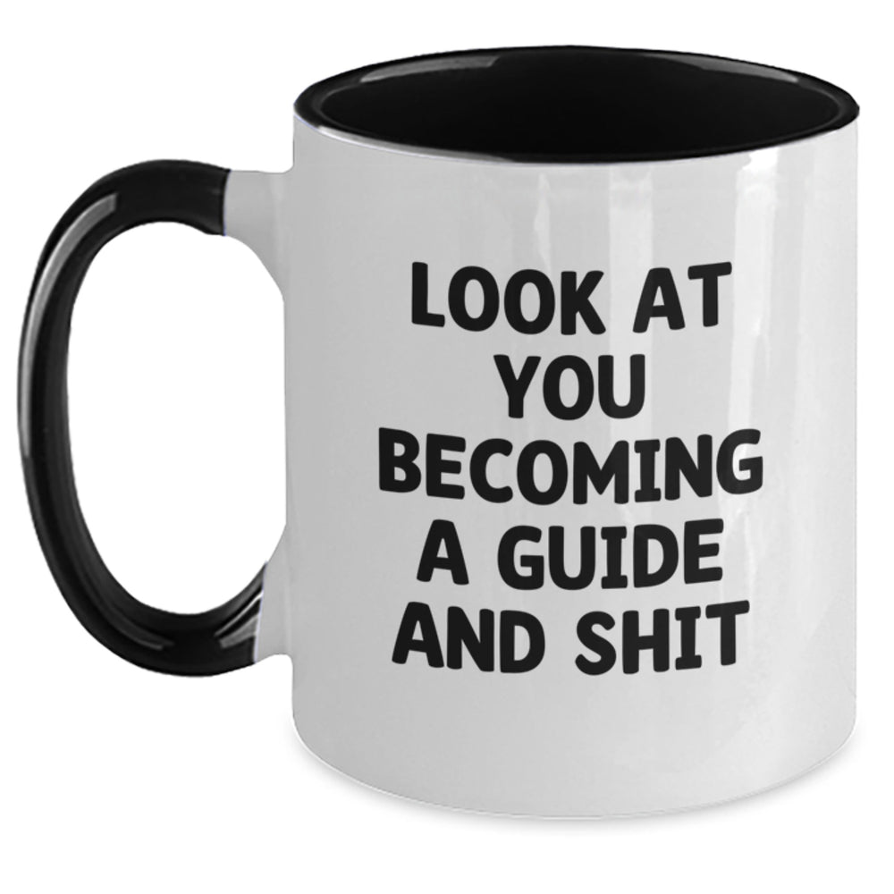 Funny Guide Gifts from Friends - Become A Guide Mug - Guide Christmas Unique Gifts - Main