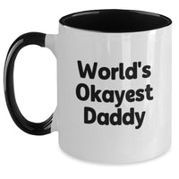 Load image into Gallery viewer, Funny Daddy Gifts from Friends Two Tone Coffee Mug for Graduation Unique Presents - Main