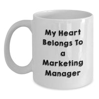 Load image into Gallery viewer, Funny Marketing Manager Gifts, Unique Birthday Unique Gifts for Marketing Manager, Funny Quote Gifts from Friends to Marketing Manager - Main