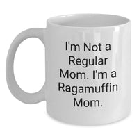 Load image into Gallery viewer, Ragamuffin Cat Mom Funny Quote Gifts from Mom to Ragamuffin Cat Lover White Coffee Mug, Unique Christmas Unique Gifts for Women - Main