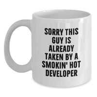 Load image into Gallery viewer, Funny Developer White Coffee Mugs - Gifts from Friends for Developer Birthday Unique Gifts - Main