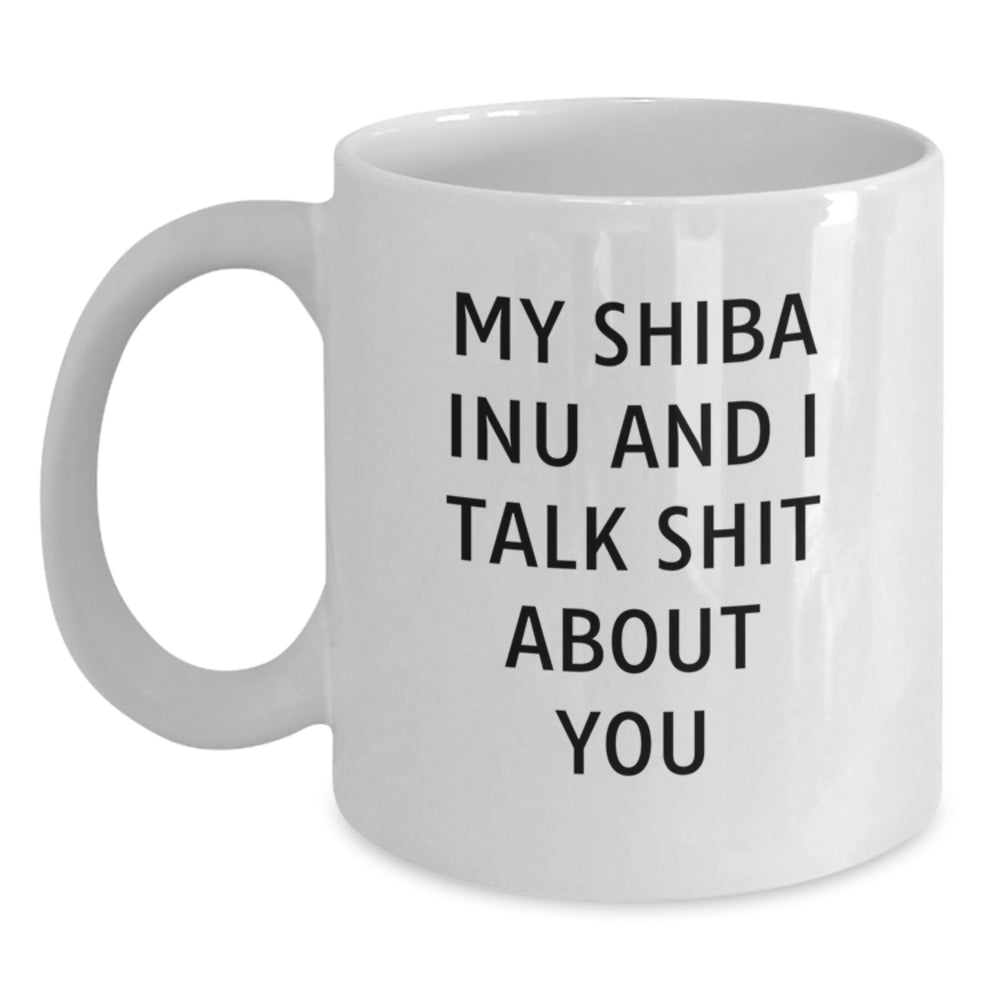 Funny Shiba Inu Dog Gifts from Family for Shiba Inu Dog Lover - White Coffee Mug - Main