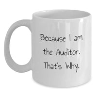 Load image into Gallery viewer, Auditor Keepsake Ceramic White Coffee Mug for Him Birthday Gift - Main