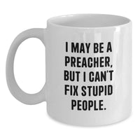 Load image into Gallery viewer, Funny Preacher Gifts from Men to Preacher Friends for Christmas Unique Presents - Main
