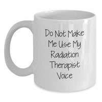 Load image into Gallery viewer, Humorous Christmas Unique Gifts from Friends to Radiation Therapist White Coffee Mug for Men and Women - Main
