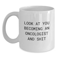 Load image into Gallery viewer, Oncologist Unique Gifts Funny White Coffee Mug for Valentine's - Main