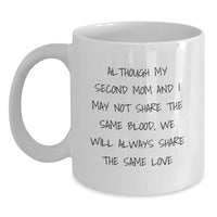 Load image into Gallery viewer, Funny Second Mom Gifts, White Coffee Mug, Christmas Unique Gifts from Men, Women, Friends or Family for Second Mom or Mom-in-Law - Main
