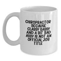 Load image into Gallery viewer, Funny Chiropractor Gifts from Family for Christmas Unique Mugs White Coffee Mug - Main
