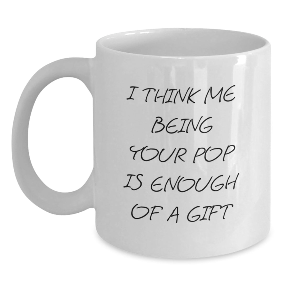 Funny Pop Gifts from Family, Gifts for Pop on Graduation, White Coffee Mug Quote - Main