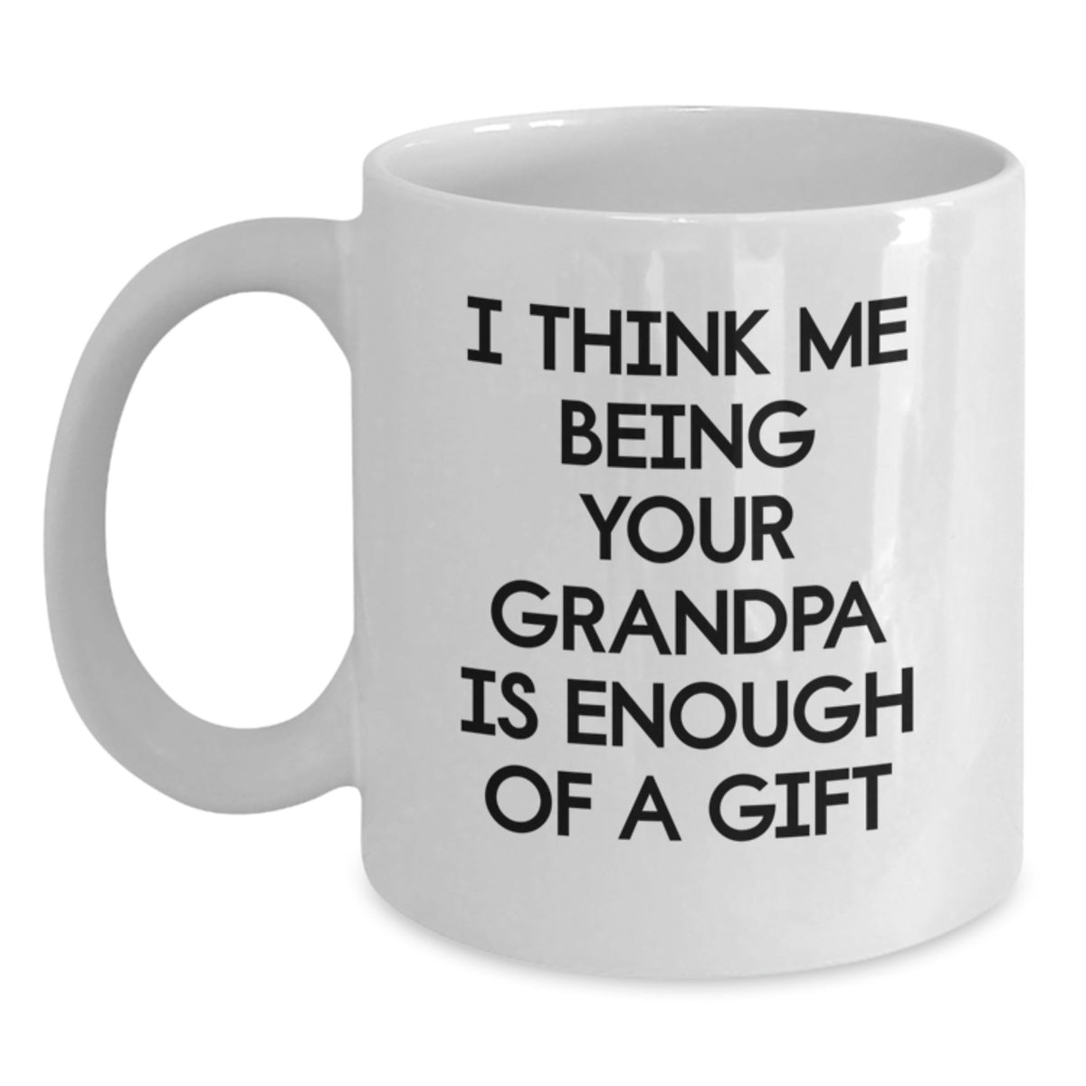 Funny Grandpa Love Gifts from Men to Grandpa on Christmas Unique Gifts White Coffee Mug - Main