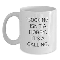 Load image into Gallery viewer, Funny Cooking Quotes, White Coffee Mug Gifts for Cooking Enthusiasts from Family, Unique Mother's Day, Inspirational Mug for Coffee Lovers - Main