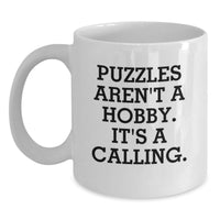 Load image into Gallery viewer, Funny Puzzles Quote White Coffee Mugs for Mom's Unique Gifts from Family, Friends, or Coworkers - Main