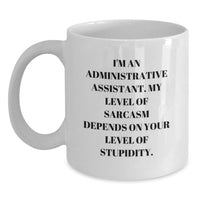 Load image into Gallery viewer, Funny Gift for Administrative Assistant, Valentine's Unique Gifts from Friends, Women, Men, Coworkers - Main