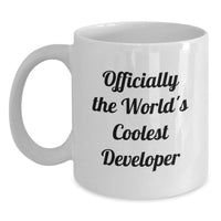 Load image into Gallery viewer, Developer Humor Mug - Gifts for World's Coolest Mom on Mother's Day - Funny Quote for Coding Friends, Family, Coworkers, and Loved Ones - White Coffee Mug, 11oz or 15oz - Main
