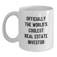 Load image into Gallery viewer, Unique Gifts for Real Estate Investor Friends from Men, Funny White Coffee Mug for Mother's Day Unique Gifts - Main