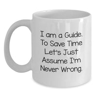 Load image into Gallery viewer, Funny Guide Gifts from Friends - White Coffee Mug for Guide on Father's Day - Main