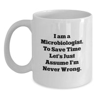 Load image into Gallery viewer, Funny Microbiologist Gifts for Mom - Microbiologist Coffee Mug - Unique White Coffee Mug for Microbiologist - Gifts from Family to Microbiologist Mom - Main