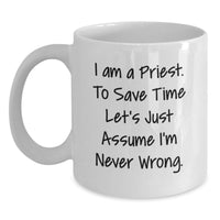 Load image into Gallery viewer, Funny Priest Mugs Gifts from Men to Priest on Father's Day Unique Unique - Main