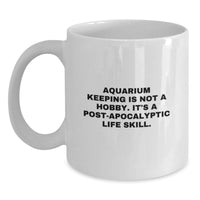 Load image into Gallery viewer, Funny Aquarium Keeping White Coffee Mugs for Graduation Unique Gifts from Friends to Family - Main