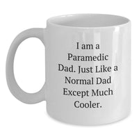 Load image into Gallery viewer, Rescue Worker Dad Gifts Funny White Coffee Mugs for Him, Gifts from Family to Rescue Worker Son for Graduation Unique Gifts - Main