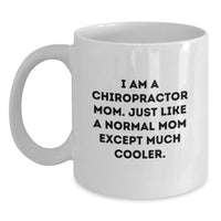 Load image into Gallery viewer, Funny Chiropractor Mom Gifts for Chiropractor Friends, Unique White Coffee Mugs for Chiropractor Family, 11oz or 15oz Ceramic - Main