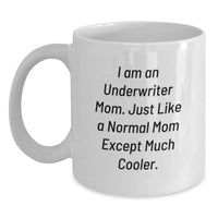 Load image into Gallery viewer, Funny Underwriter White Coffee Mug Gifts from Mom for Graduation Unique Gifts - Main