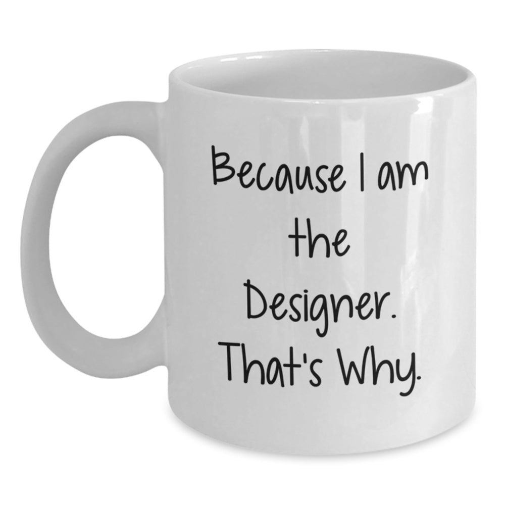 Funny Designer White Coffee Mug Gifts from Men for Women Friends Family - White Coffee Mug with Inspirational Quote - Christmas Unique Gifts - Main