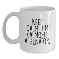 Load image into Gallery viewer, Senator Keepsake White Coffee Mug for Him Birthday Gift Ceramic 11oz - Main