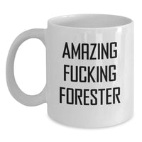 Load image into Gallery viewer, Forester Keepsake White Coffee Mug for Him Graduation Gift - Main