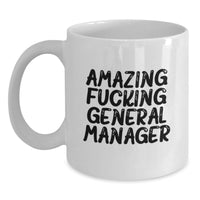 Load image into Gallery viewer, General Manager Amazing F*cking Keepsake Mug for Him Birthday Gift - Main