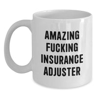 Load image into Gallery viewer, Birthday Gift Keepsake Coffee Mug for Him – Amazing Fucking Insurance - Main