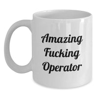 Load image into Gallery viewer, Operator Keepsake White Coffee Mug for Him Premium Birthday Gift - Main