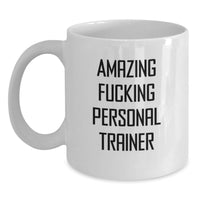 Load image into Gallery viewer, Personal Trainer White Coffee Mug Keepsake Birthday Gift for Him - Main