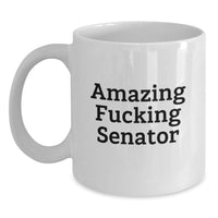 Load image into Gallery viewer, Senator Gifts Funny White Coffee Mug Quotes for Graduation from Friends - Main