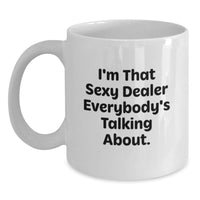 Load image into Gallery viewer, Dealer Keepsake White Coffee Mug for Him Birthday Gift Ultimate Ceramic - Main