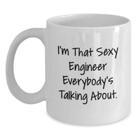 Load image into Gallery viewer, Engineer Keepsake Ceramic White Coffee Mug for Him Birthday Gift - Main
