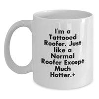 Load image into Gallery viewer, Roofer Keepsake Ceramic White Coffee Mug for Him Graduation Gift - Main