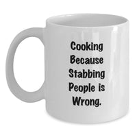 Load image into Gallery viewer, Funny Kitchen Gifts for Cooking Lovers, White Coffee Mug, Unique Graduation Gifts from Friends and Family - Main