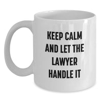 Load image into Gallery viewer, Funny Lawyer Gifts from Friends, White Coffee Mug for Lawyer, Graduation Unique Gifts - Main