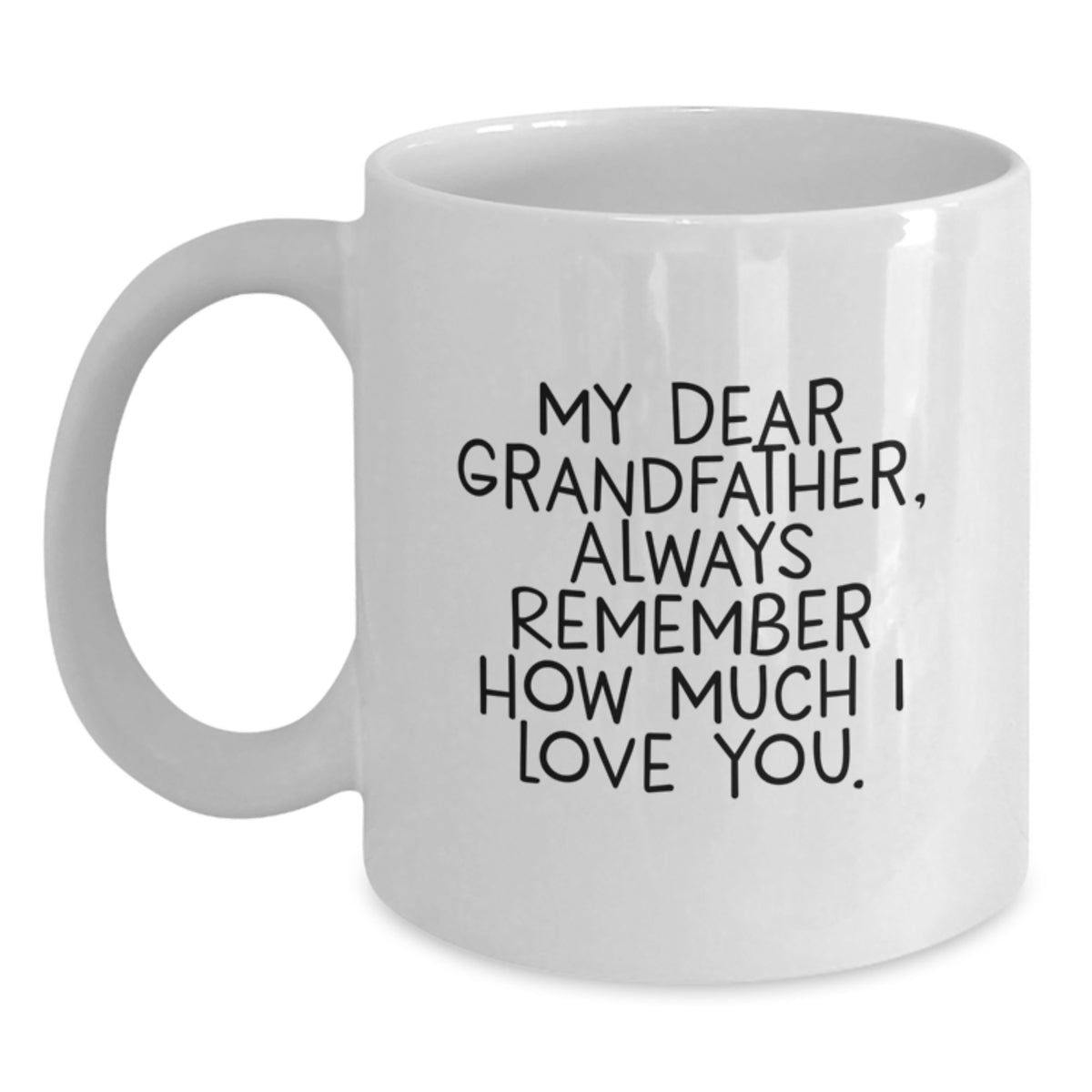 A Heartwarming Gift for Grandfather - Funny White Coffee Mug for Him from Grandchildren - Christmas Unique Gifts - Main