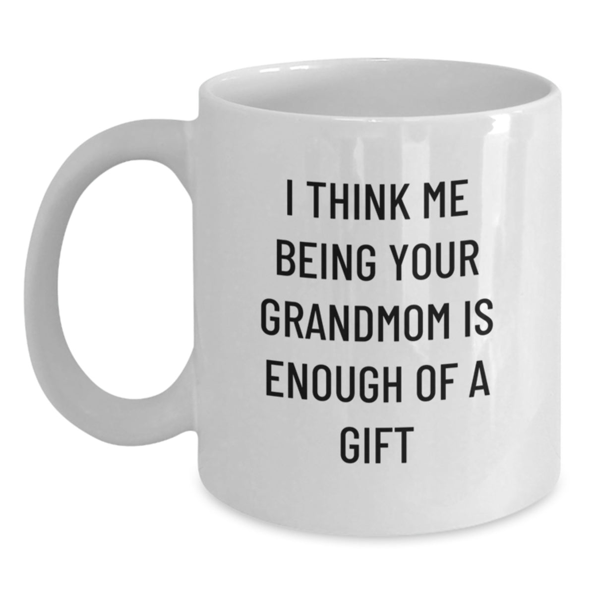 Grandmom Gifts from Family Members, Funny Grandmom Quote White Coffee Mug, Perfect for Christmas Unique Gifts - Main