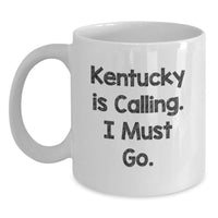 Load image into Gallery viewer, Kentucky White Coffee Mugs Funny Quote Gifts from Friends for Birthday - Main