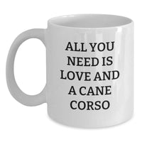 Load image into Gallery viewer, Funny Cane Corso Dog Lover Gifts from Family to Cane Corso Dog Graduation White Coffee Mugs - Main

