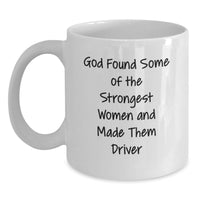 Load image into Gallery viewer, Funny Inspirational Gifts from Friends for Driver - Graduation Unique Gifts White Coffee Mug for Him or Her - Main