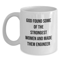 Load image into Gallery viewer, Funny Engineer Quotes White Coffee Mug, Gifts for Engineer Friends and Family from Men and Women, Graduation Unique Gifts, White 11oz or 15oz Ceramic Mug - Main