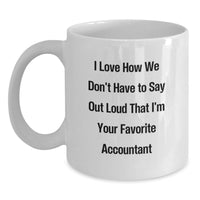 Load image into Gallery viewer, A Fun Gift for Favorite Accountants - Funny White Coffee Mug, Gifts from Friends to Colleagues - Main